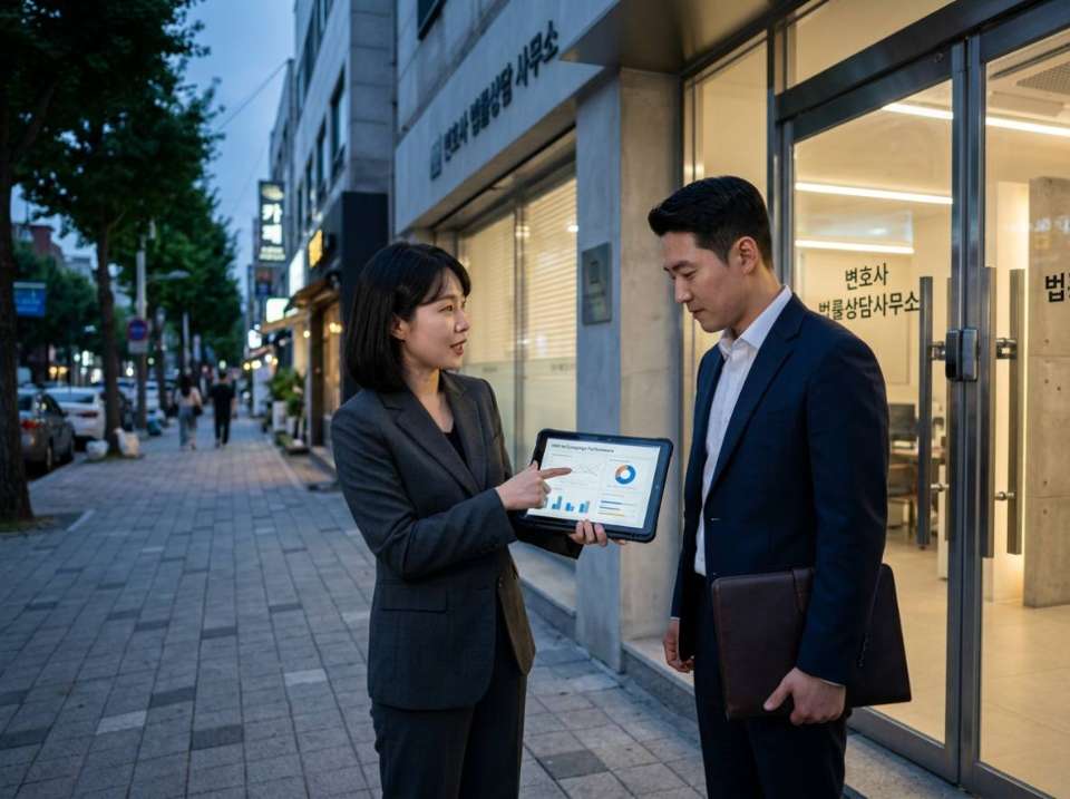 연희동 변호사 법률상담 사무소 온라인 SNS 마케팅 광고 실행사 대행사 업체 연희동 변호사 사무소 광고비 낭비 막는 법, 수임 성과 내는 대행사 업체 체크리스트 대표 이미지 대표 이미지