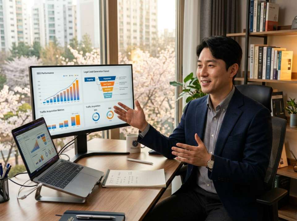 온수동 변호사 법률상담 사무소 온라인 SNS 마케팅 광고 실행사 대행사 업체 온수동 변호사 마케팅 광고 실행사 선정을 위한 수임 극대화 가이드 대표 이미지
