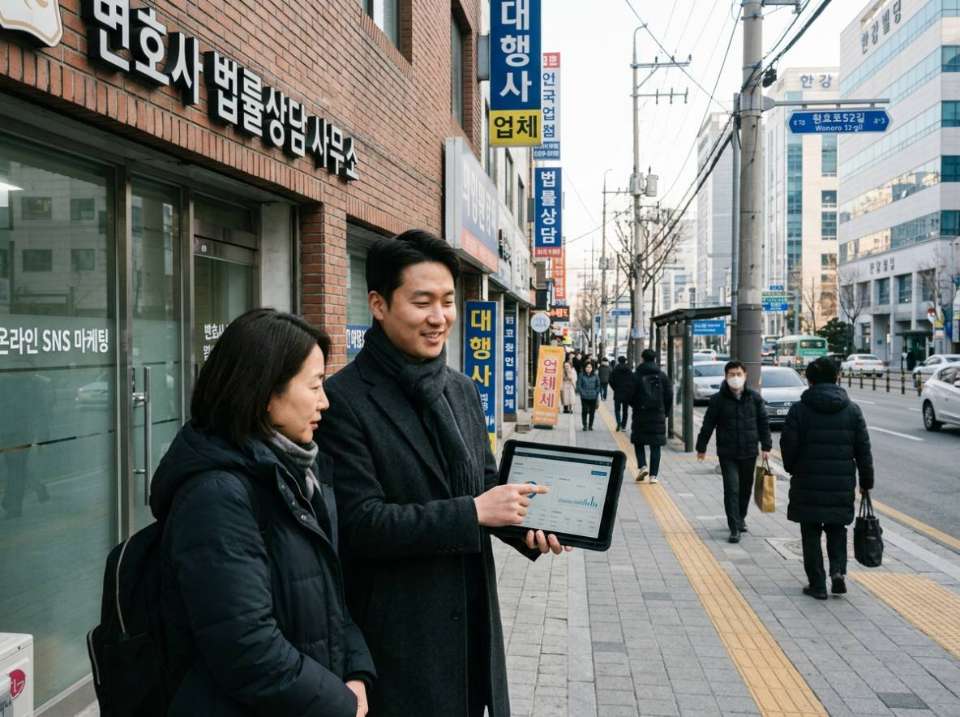 원효로 변호사 법률상담 사무소 온라인 SNS 마케팅 광고 실행사 대행사 업체 원효로 법률상담 사무소 수임 증대, 온라인 SNS 마케팅 대행사 선정 시 필수 질문은? 대표 이미지